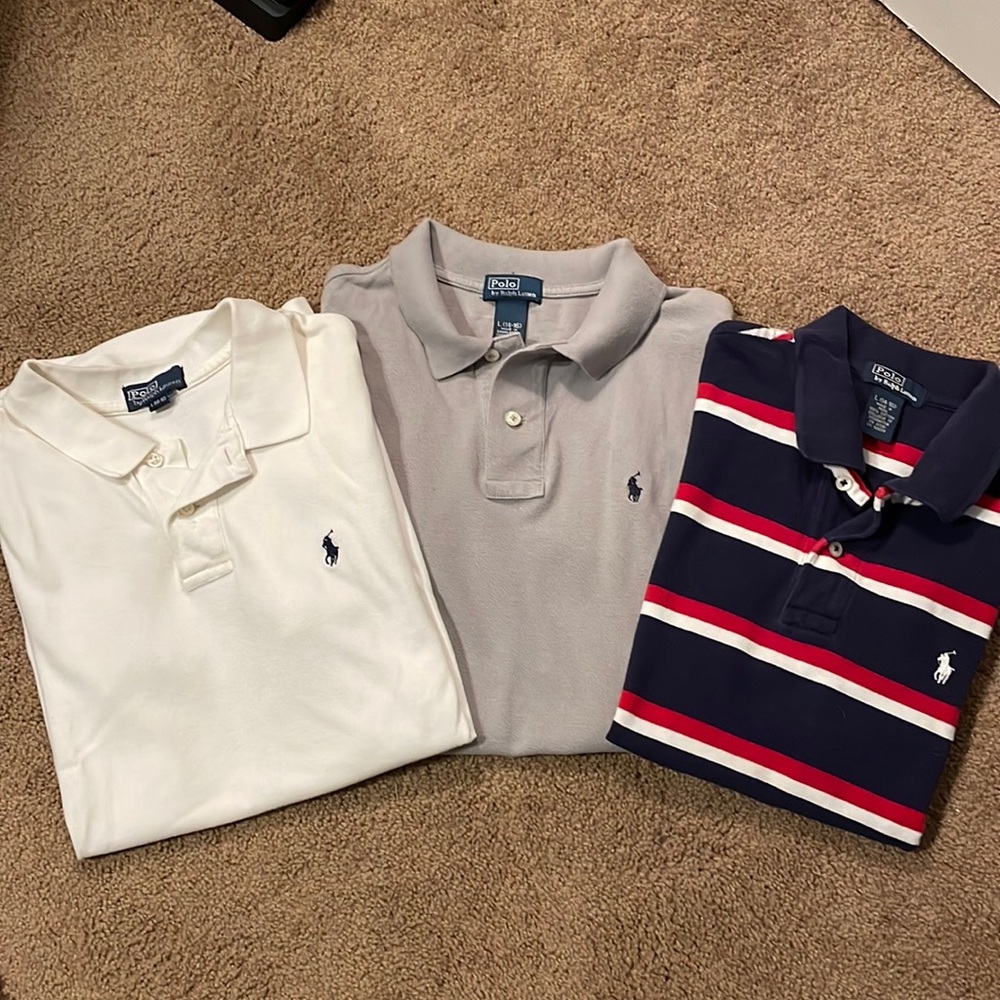 ALL 3 FOR LOW PRICE!! 🇺🇸💥 Boys Ralph Lauren Polos